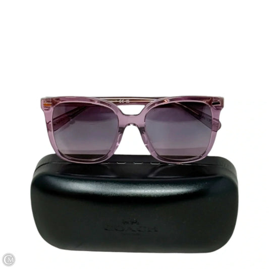 57820J Transparent Gradient Square Sunglasses Designer By Coach, Size: