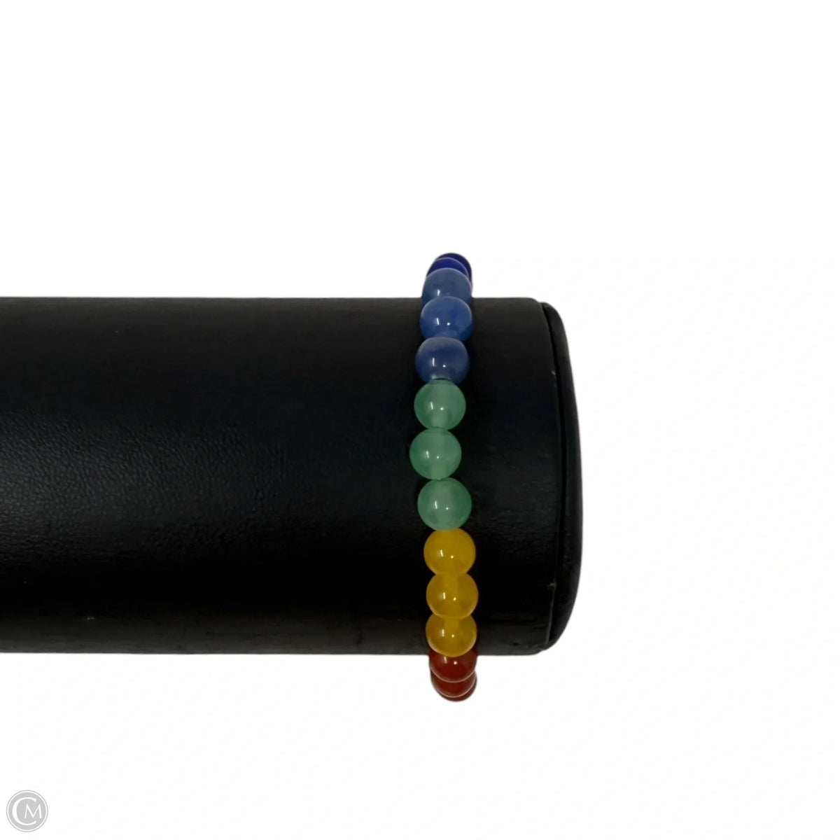 Rainbow Beaded Magnetic Clasp Bracelet