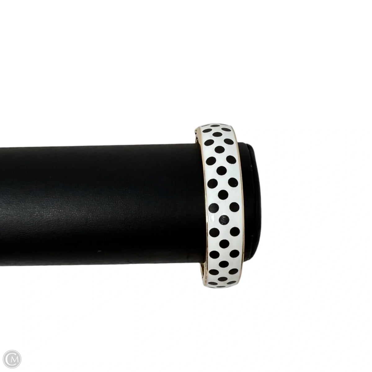 Polka Dot Hinged Bangle Bracelet