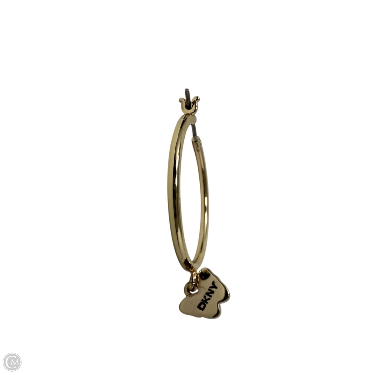 Dangle Butterfly Hoop Earrings By DKNY