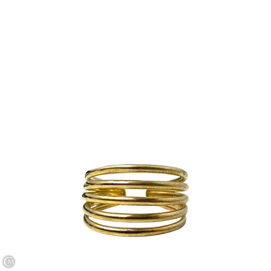 Italian Gold Over Sterling Silver Multi Band Ring By Dyadema, Size: 9