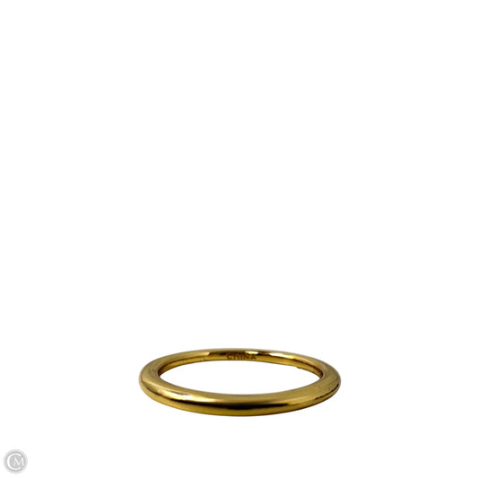 Gold Tone Band Ring, Size: 8