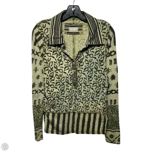 Top Long Sleeve By We The Free In Green, Size: Xl