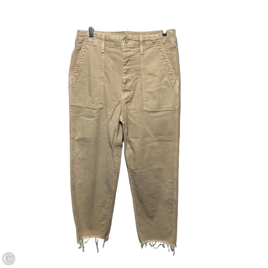 Pants Designer The Patch Pocket Private Ankle By Mother In Khaki, Size: 4/27
