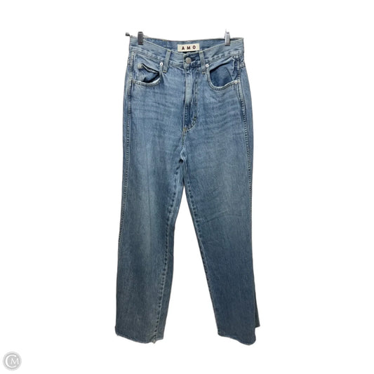 Jeans Frida Flare Aspiration Hem By Amo In Blue Denim, Size: 2/26