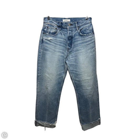Jeans Boyfriend By Moussy In Blue Denim, Size: 6/28