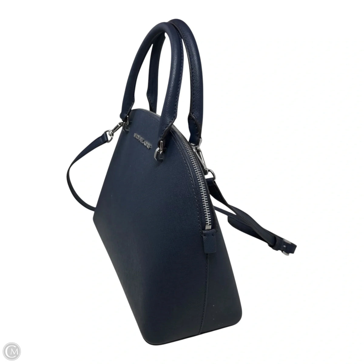 Dome Satchel Handbag Leather By Michael By Michael Kors, Size: Medium