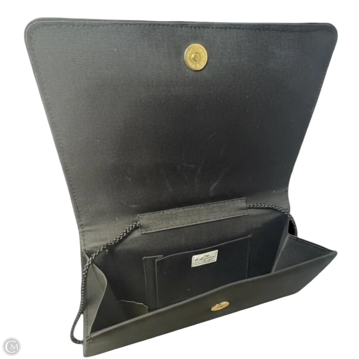 Woven Satin Evening Bag By La Regale, Size: Medium