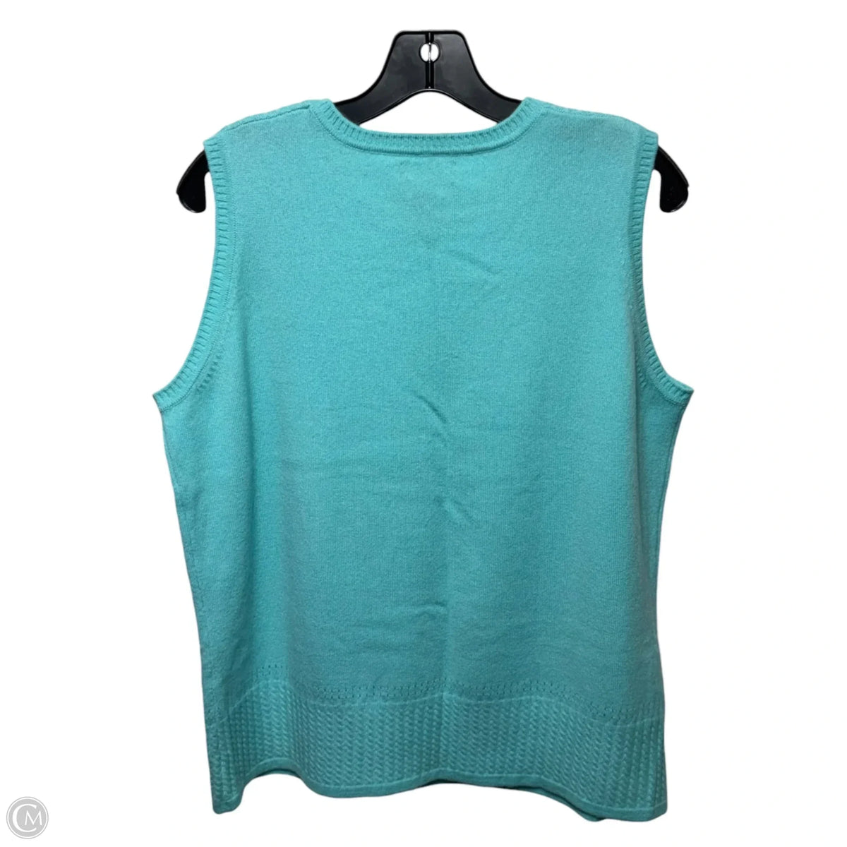 Sweater Cashmere By Daniel Bishop In Blue, Size: 1x