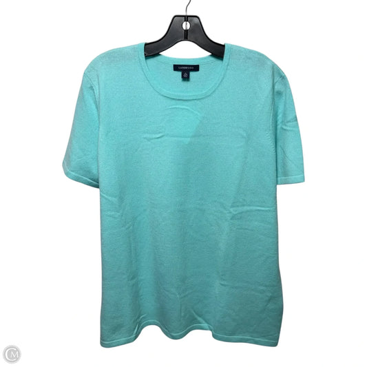 Sweater Cashmere By Lands End In Blue, Size: Xl