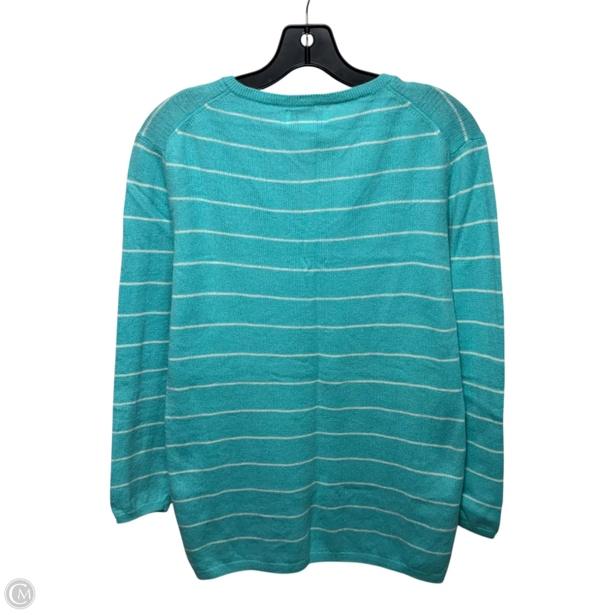 Sweater Cashmere By Sutton Studio In Striped Pattern, Size: Xl