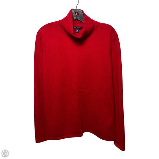 Sweater Cashmere By Lands End In Red, Size: Xl