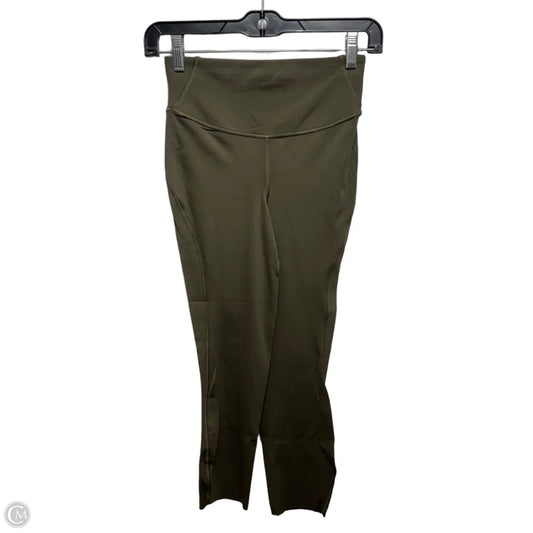 Athletic Leggings By Lululemon In Green, Size: 4
