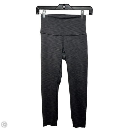 Athletic Leggings By Lululemon In Grey, Size: 4