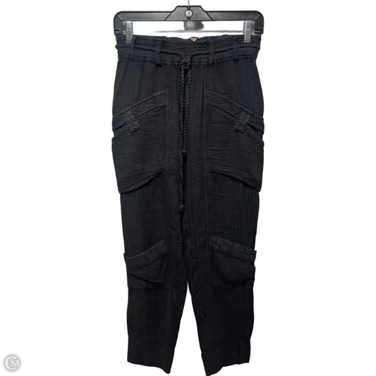 Gauze Pants Joggers By Free People In Black, Size: Xs