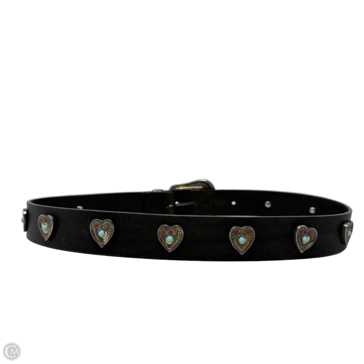 Leather Belt By Saks Fifth Avenue, Size: Medium