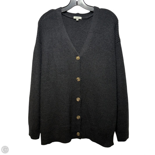 Sweater Cardigan By Z Supply In Black, Size: Xl