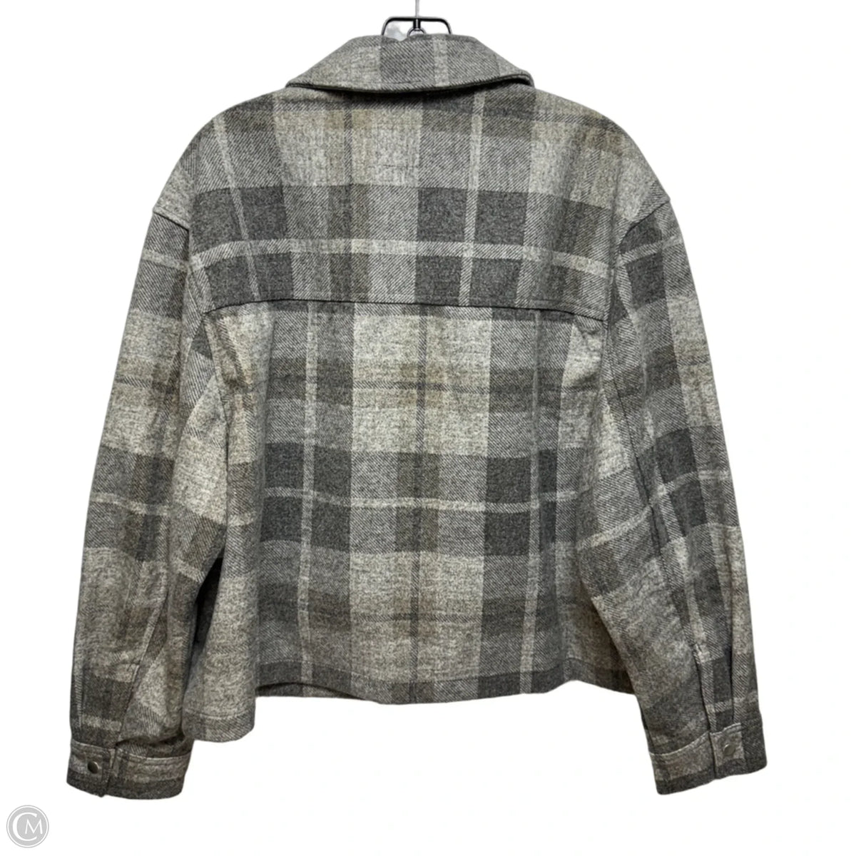 Jacket Shirt By Old Navy In Grey, Size: Xl