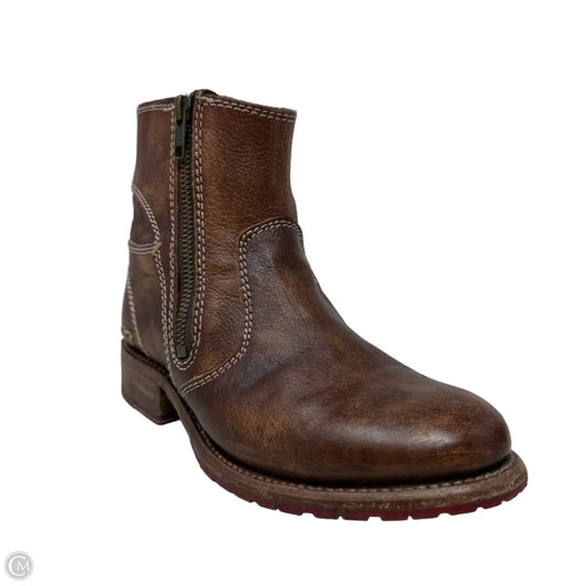 Eiffel Ankle Boots Flats By Bed Stu In Brown, Size: 7.5