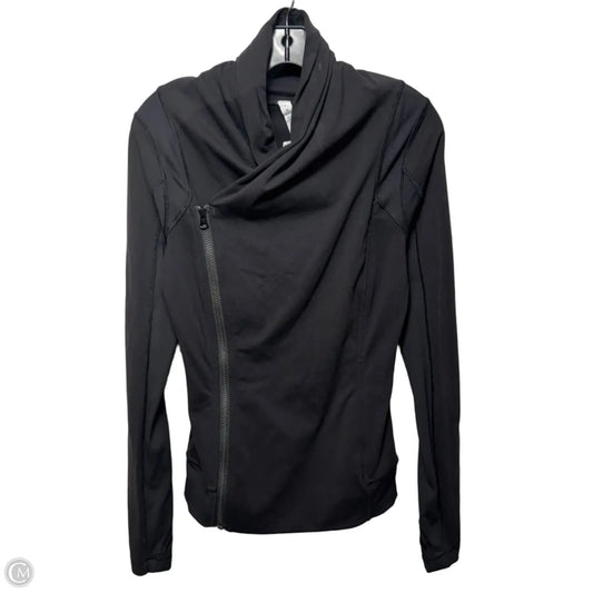 Athletic Jacket By Lululemon In Black, Size: 6