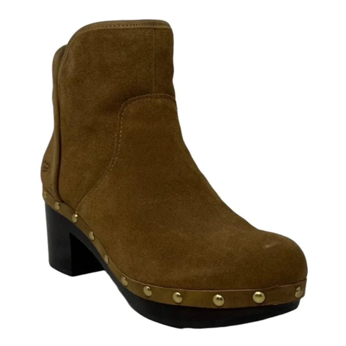 Cam II Suede Ankle Boots Designer By Ugg In Tan, Size: 6