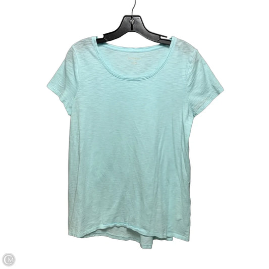 Top Short Sleeve Designer By Lilly Pulitzer In Blue, Size: M