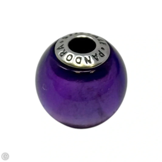 Faith Synthetic Amethyst Sterling Silver Bracelet Charm By Pandora