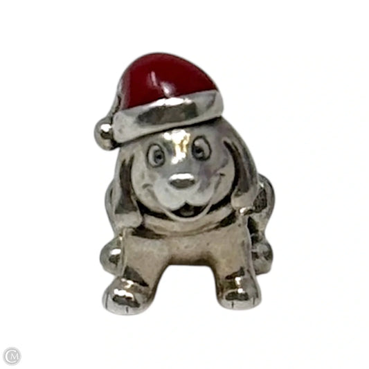 Christmas Puppy Sterling Silver Bracelet Charm By Pandora