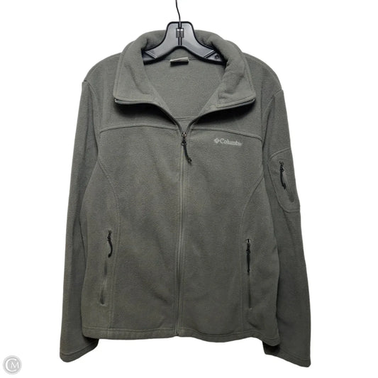 Jacket Fleece By Columbia In Grey, Size: Xl