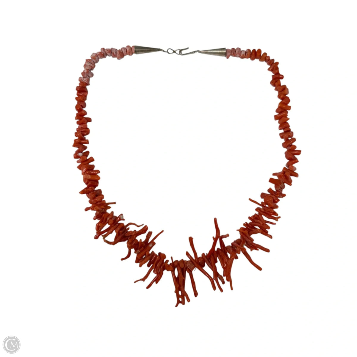 Graduated Branch Coral Necklace