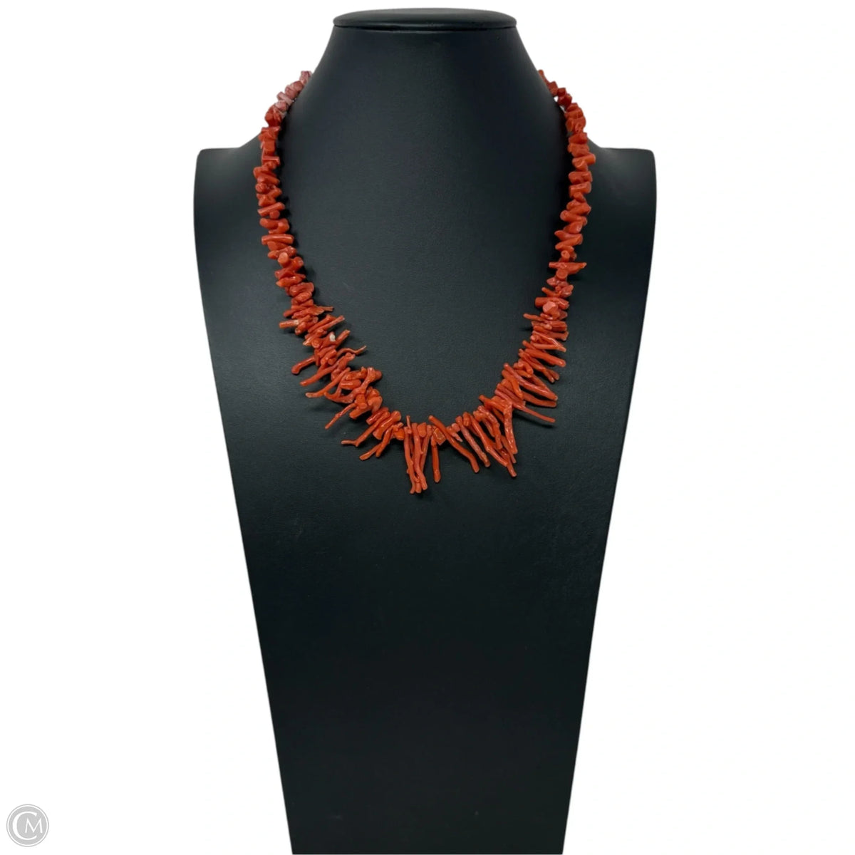 Graduated Branch Coral Necklace