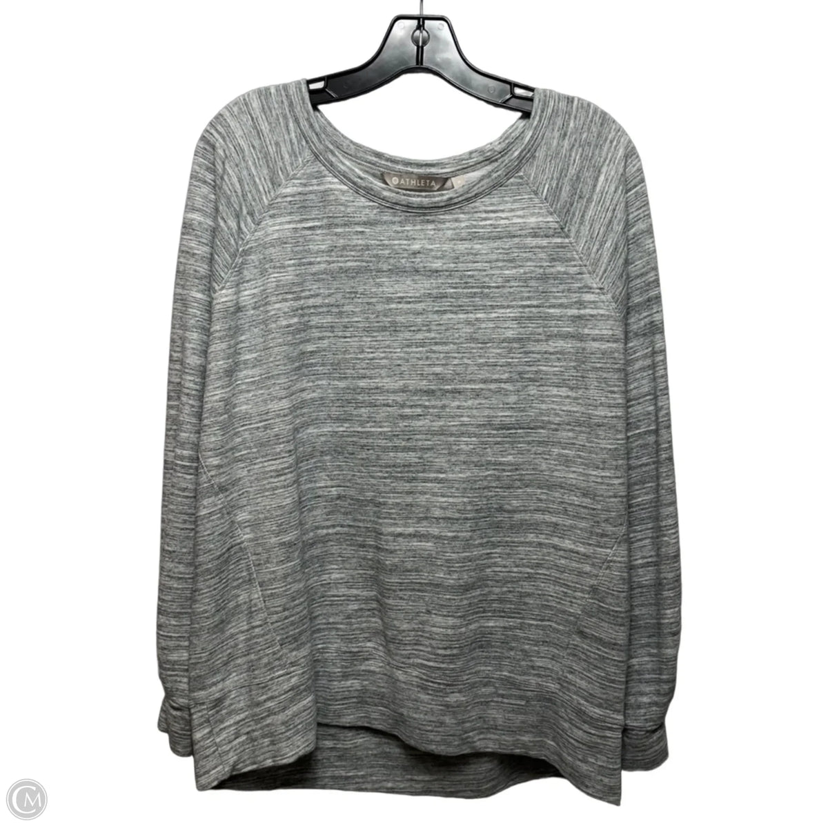 Athletic Sweatshirt Crewneck By Athleta In Grey, Size: M