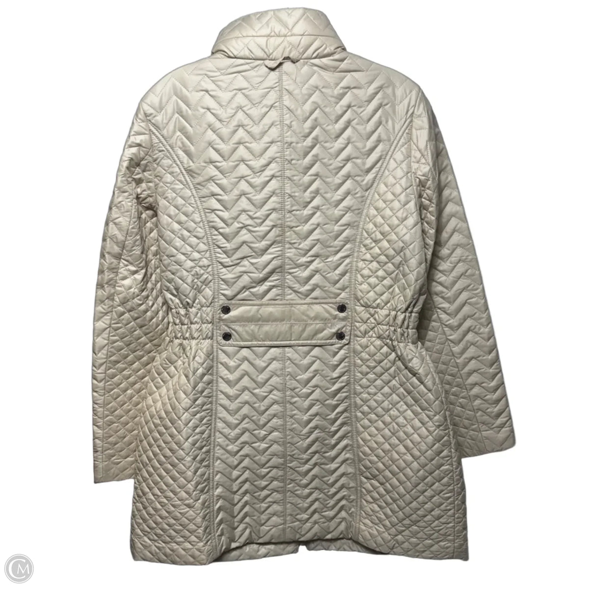 Puffer Jacket By Laundry In Cream, Size: L