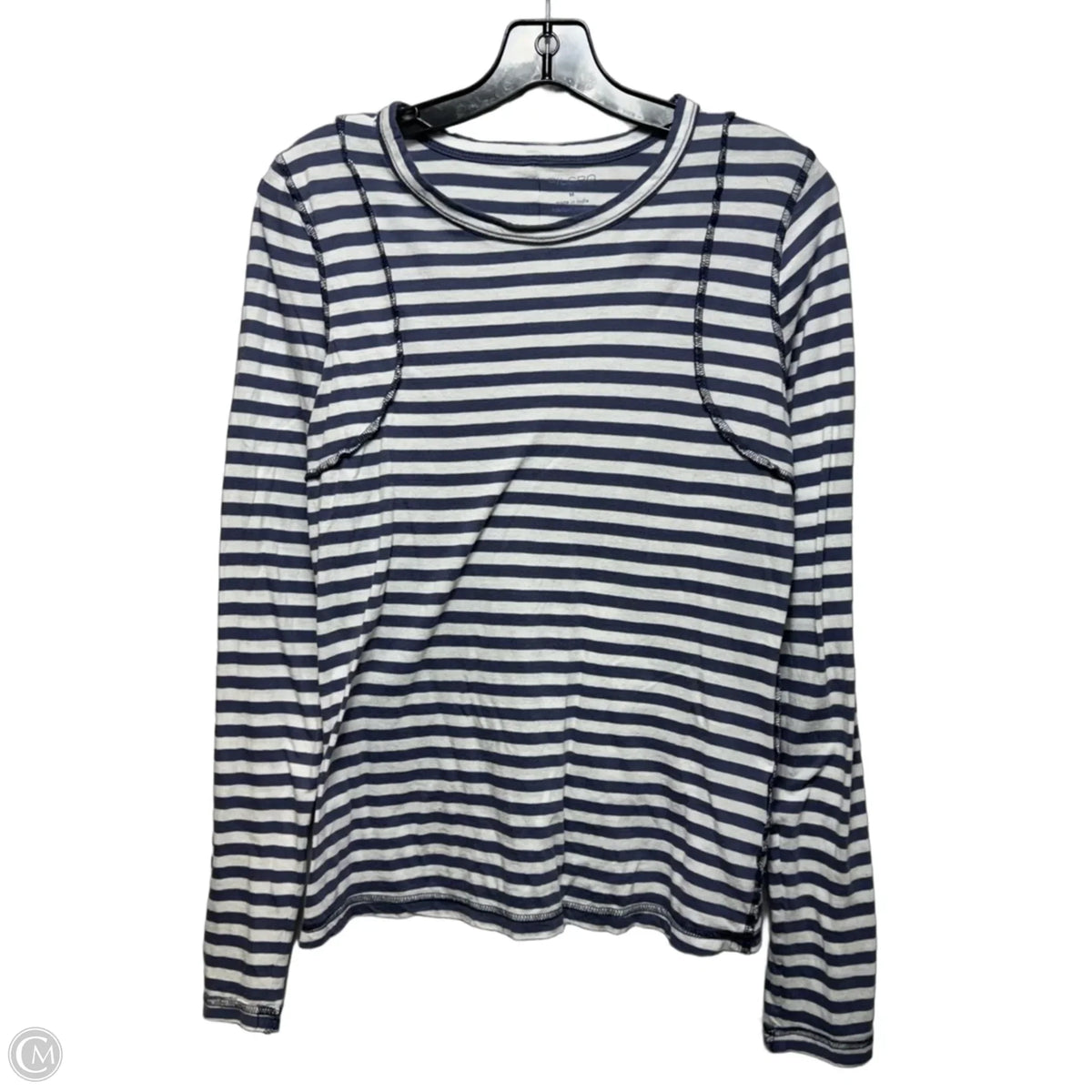Top Long Sleeve By Pilcro In Striped Pattern, Size: M