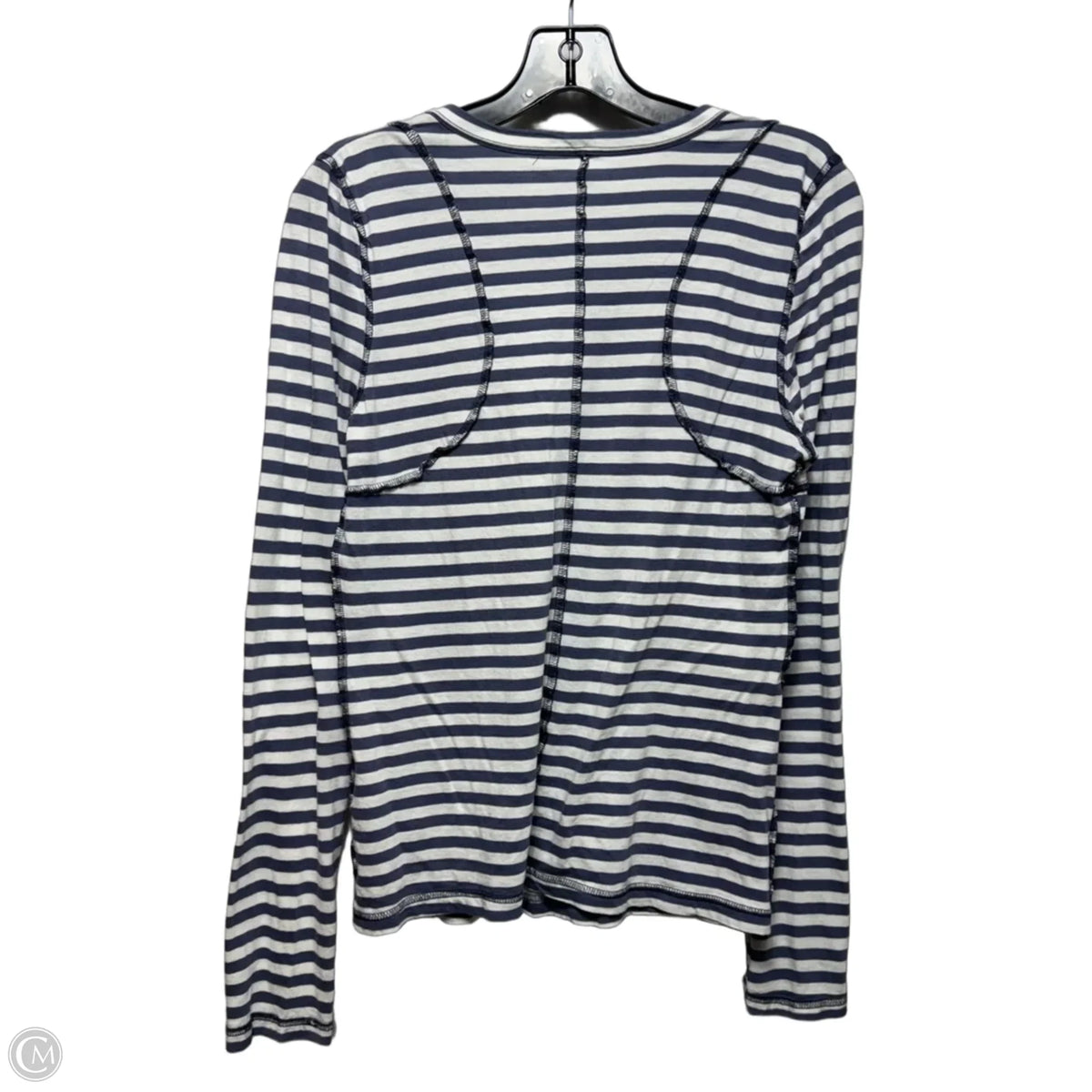 Top Long Sleeve By Pilcro In Striped Pattern, Size: M