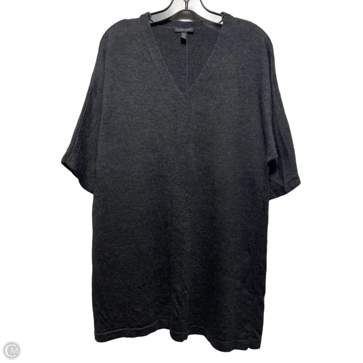 Sweater By Eileen Fisher In Grey, Size: L