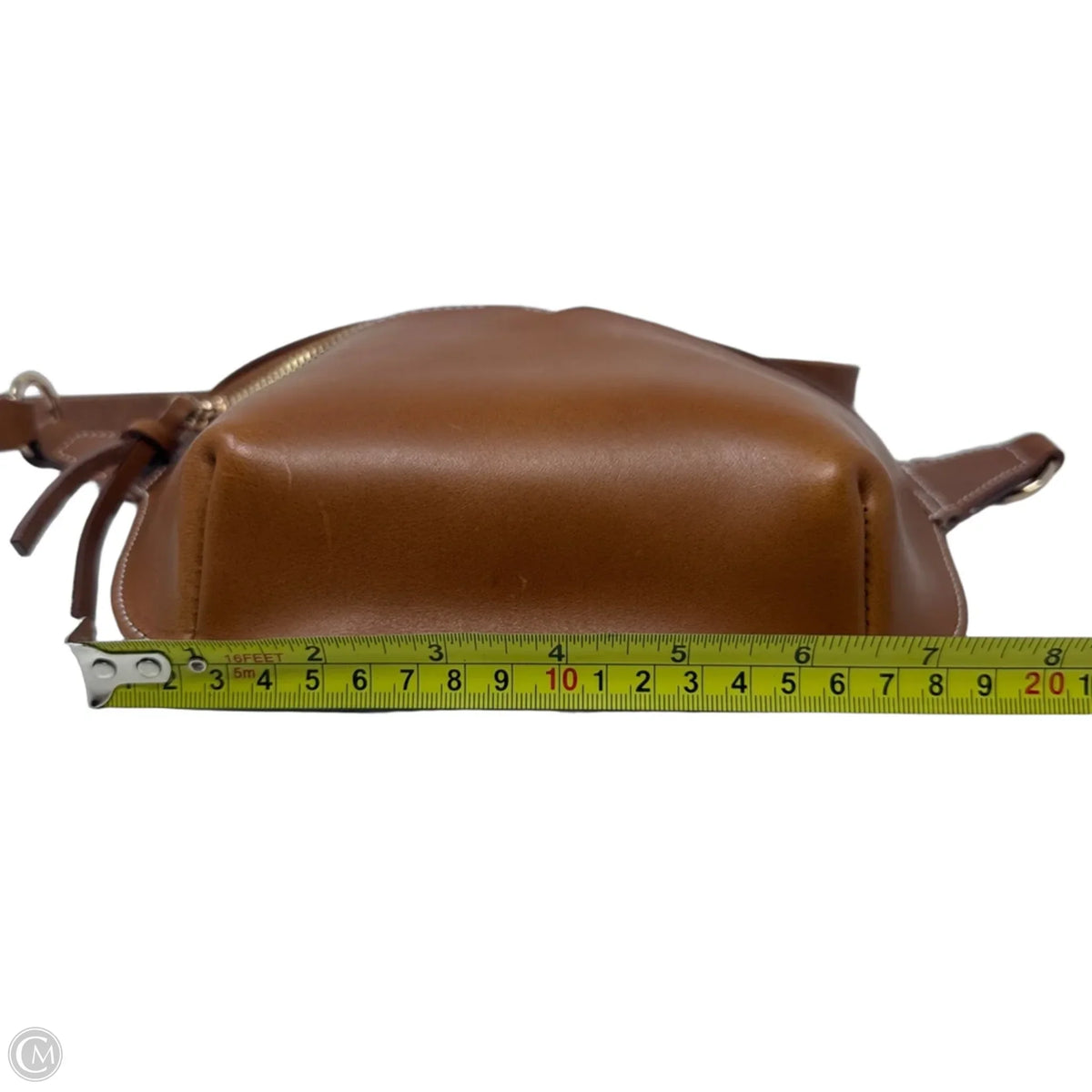 Leather Sling Belt Bag By Kakavy, Size: Medium