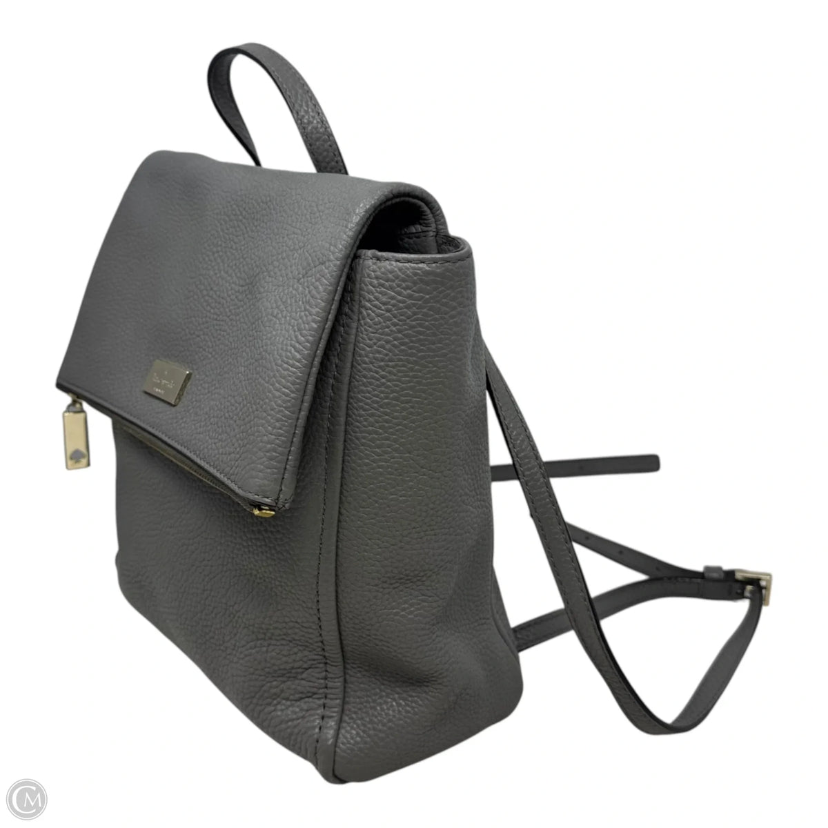 Pebbled Leather Backpack Designer By Kate Spade, Size: Medium