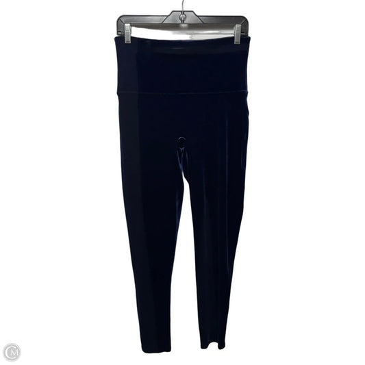 Velvet Pants Leggings By Spanx In Blue, Size: Xl