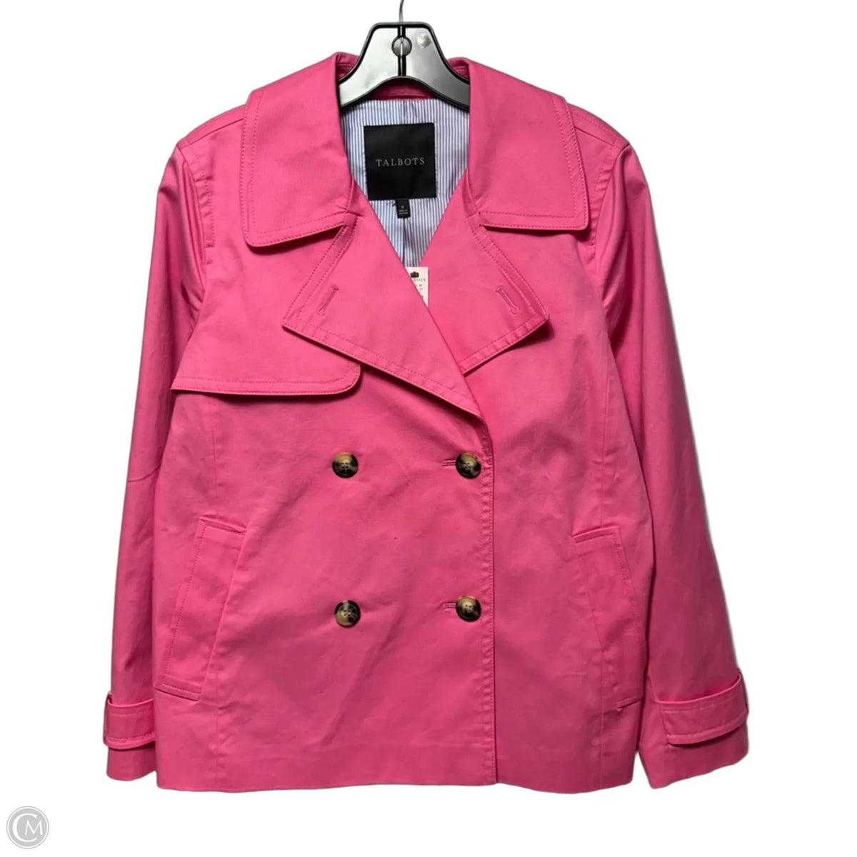 Jacket By Talbots In Pink, Size: M