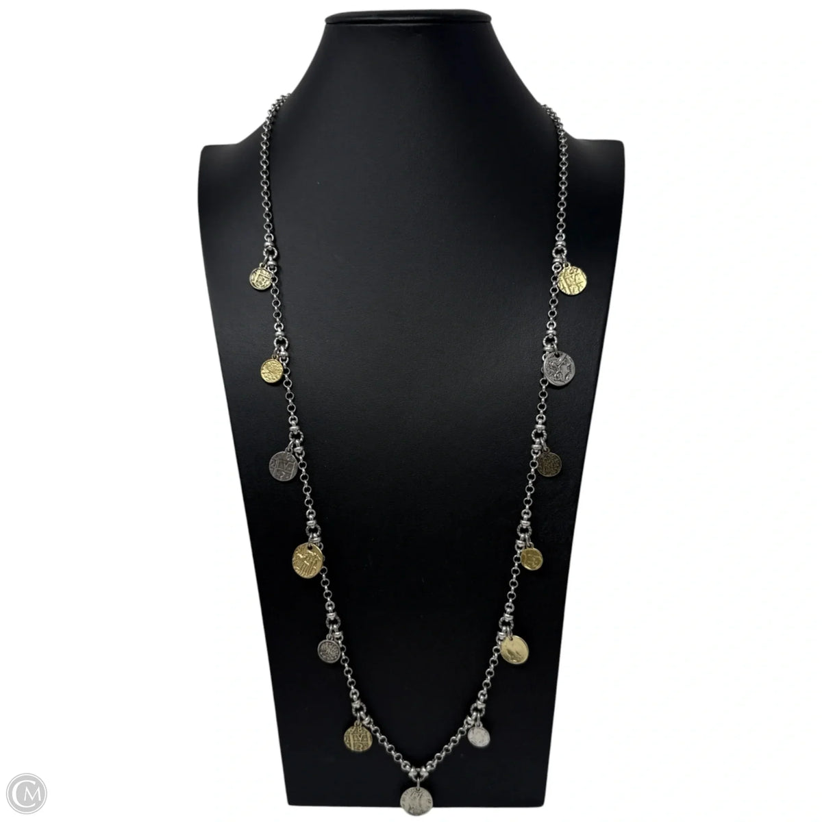 Coin Station Necklace By Chicos