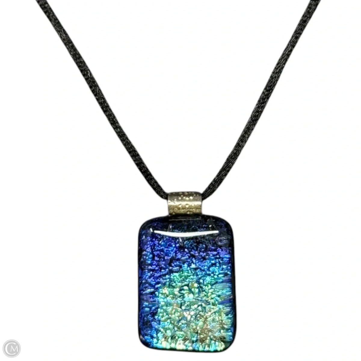 Dichroic Glass Pendant for Necklace