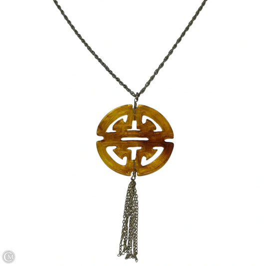Zenzii Travel Tortoise Tassel Pendant Necklace
