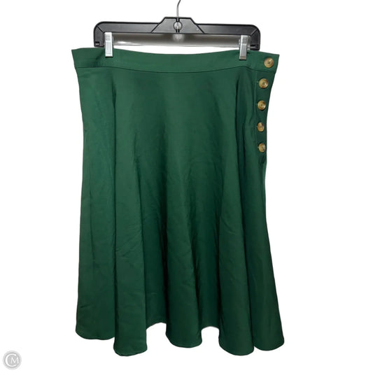 Skirt Midi By Hell Bunny In Green, Size: Xl