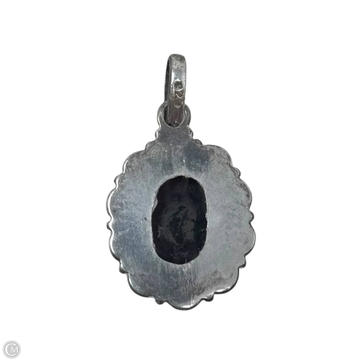 Purple Cabachon Sterling Silver Pendant