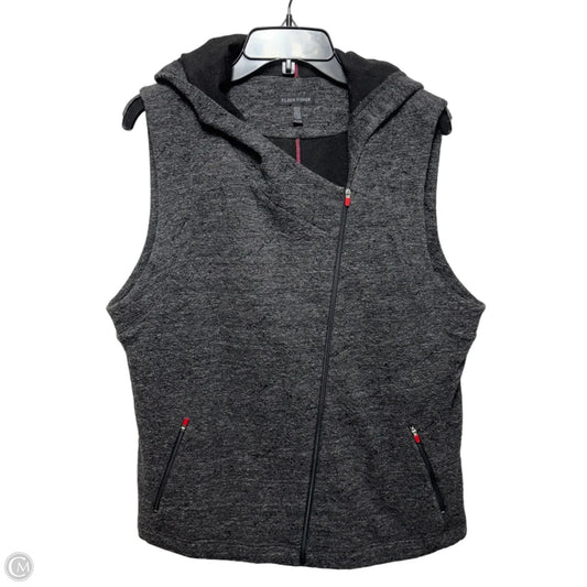 Cotton Blend Vest By Eileen Fisher In Grey, Size: Xl
