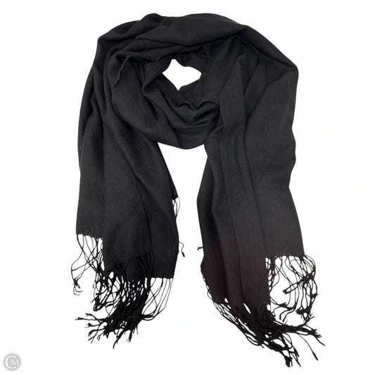 100% Pashmina Wrap Scarf By Domo CasmereIn Black