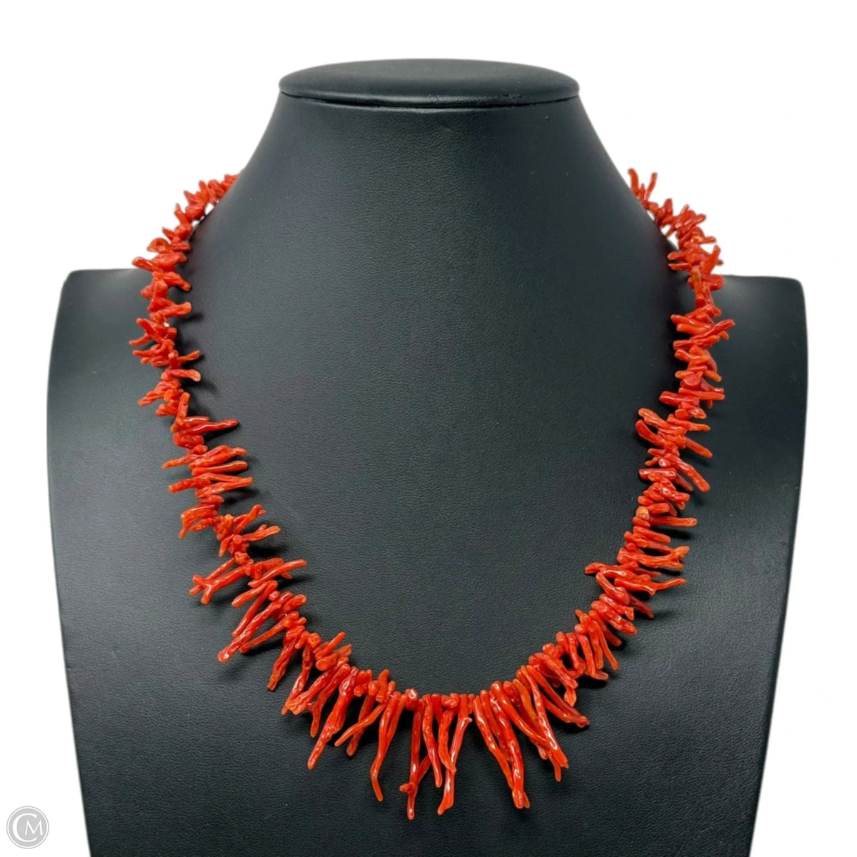 Graduated Faux Coral Necklace