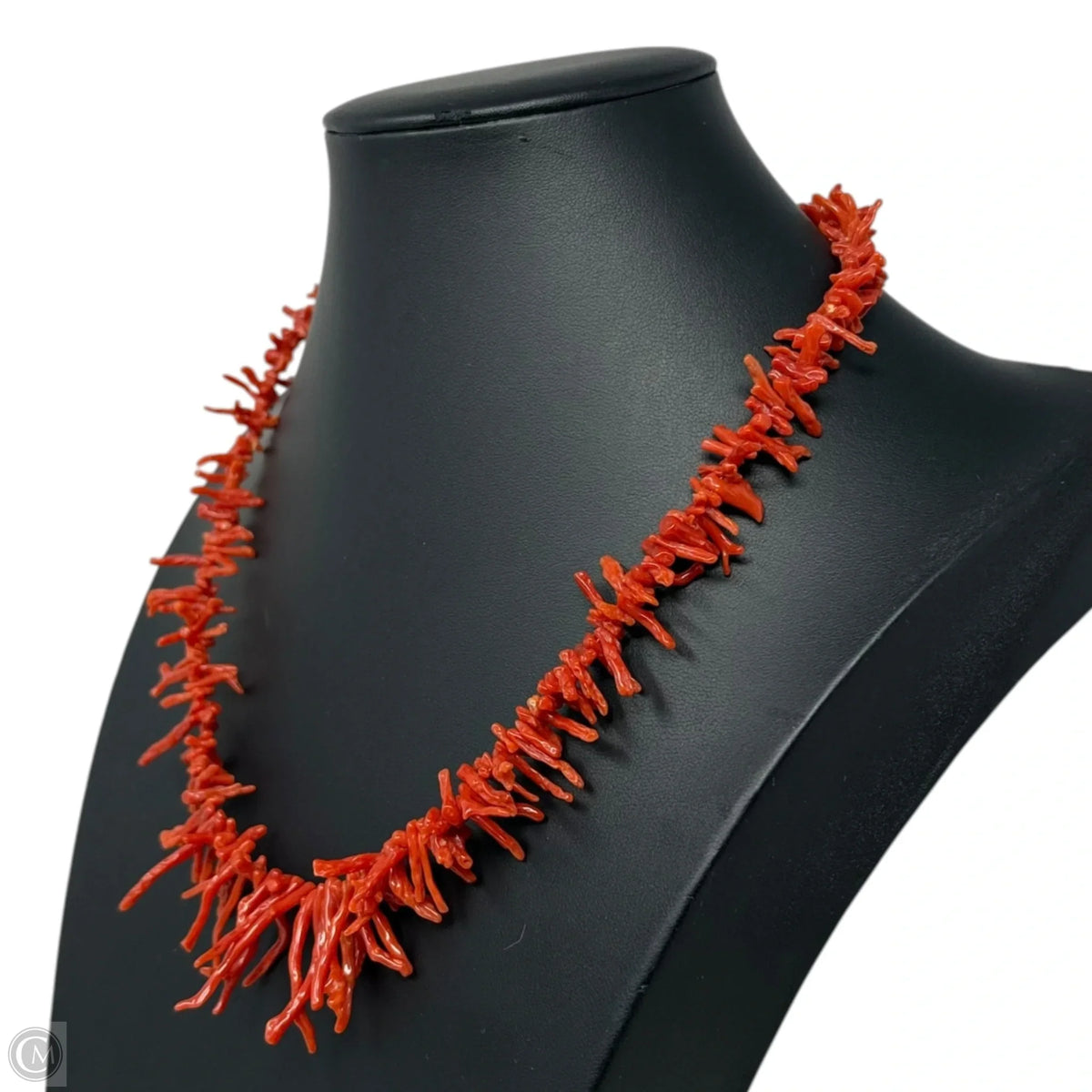 Graduated Faux Coral Necklace