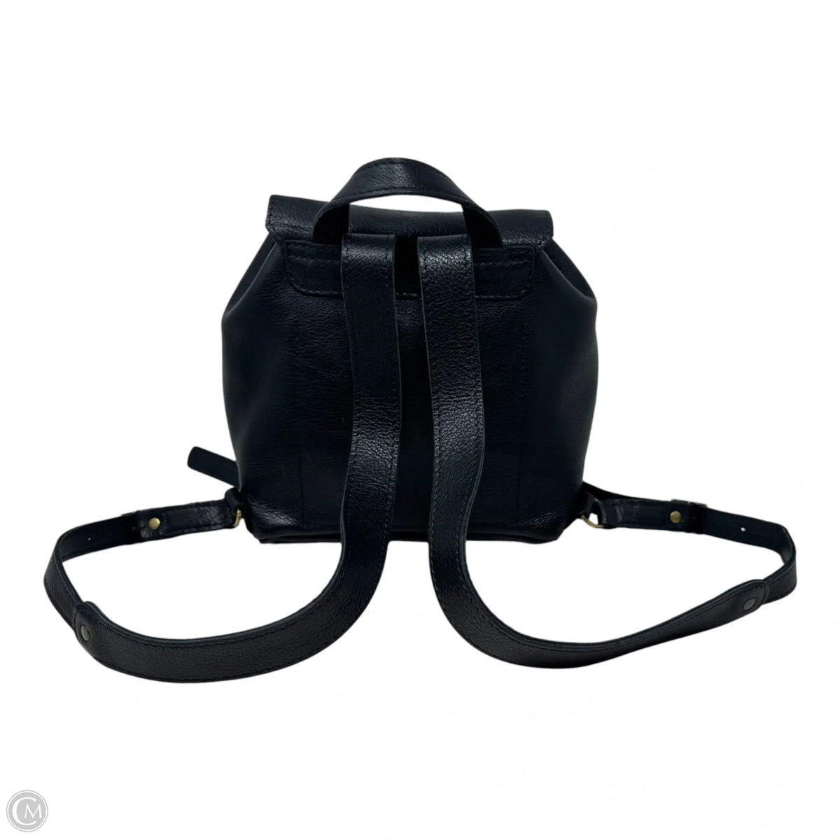 Drawstring Backpack Leather By Portland Leather, Size: Medium
